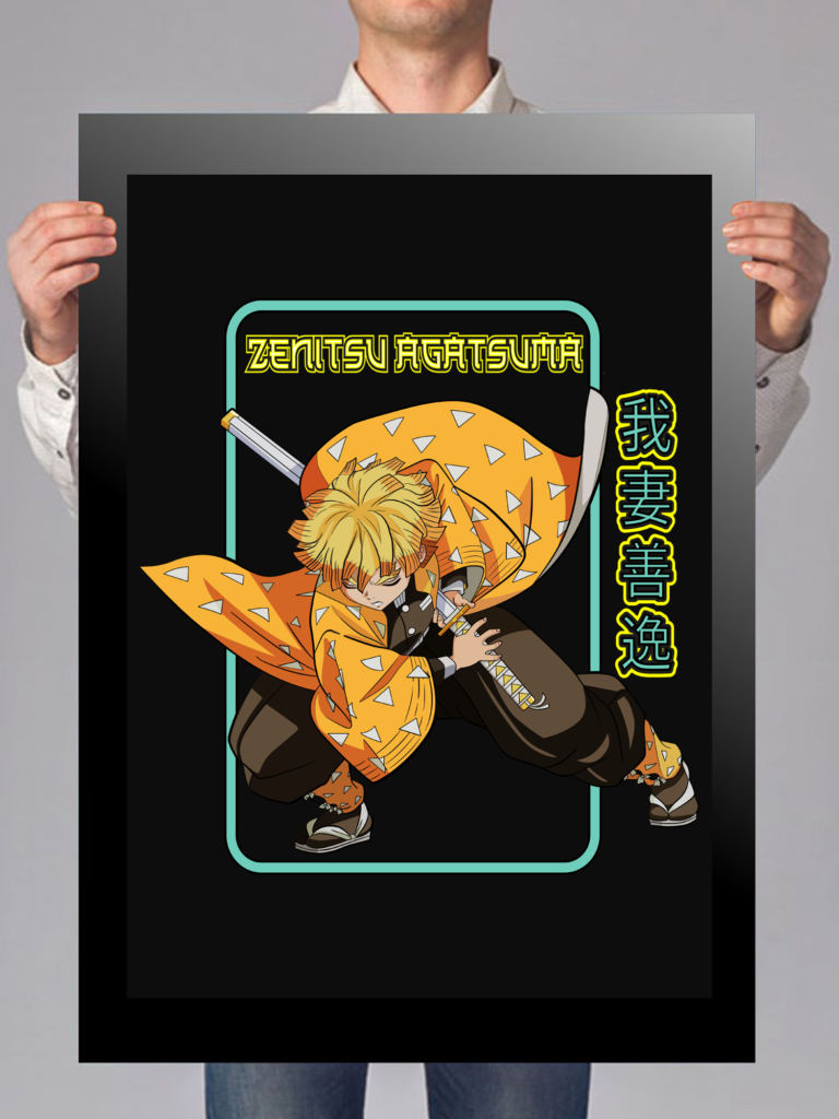 Zenitsu Agatsuma Demon Slayer Anime T-shirt