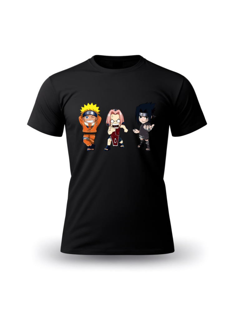 Naruto & Friends Anime T-shirt -1