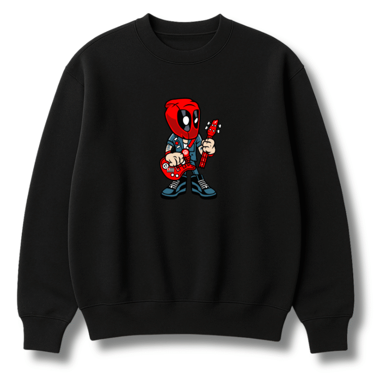 Guitar Deadpool Sweatshirt