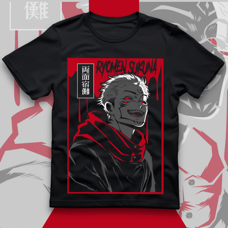 Sukuna Jujutsu Kaisen Drop Tee